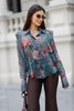 CAMILLA green shirt with flowers